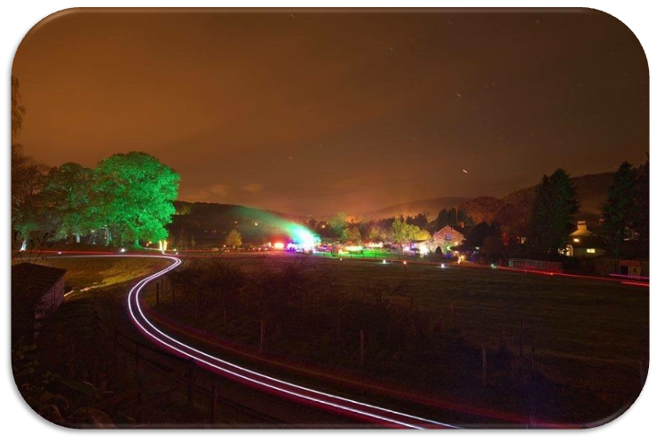 Trains at Twilight