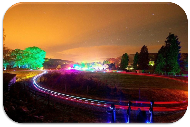 Trains at Twilight